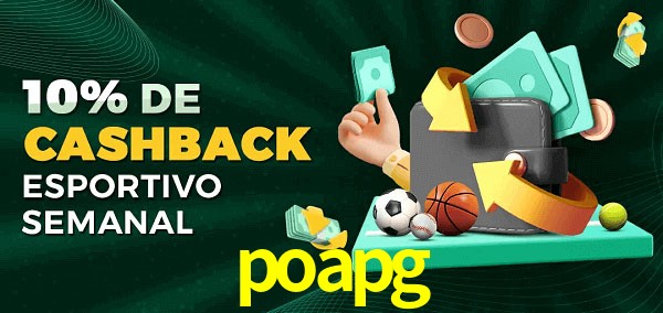 10% de bônus de cashback na poapg